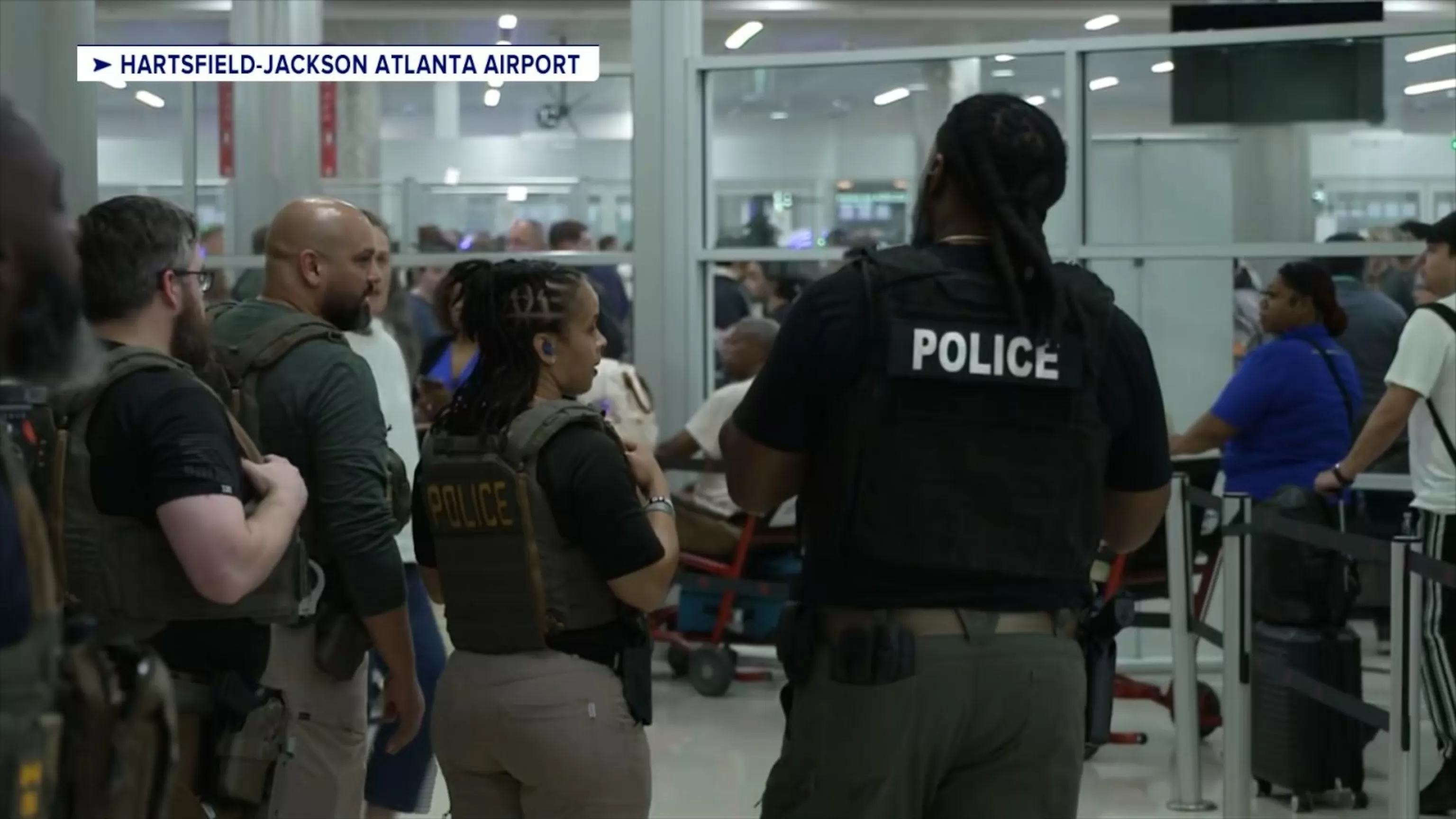 WATCH: ICE officers arrive at airport TSA checkpoints after Trump order amid shutdown