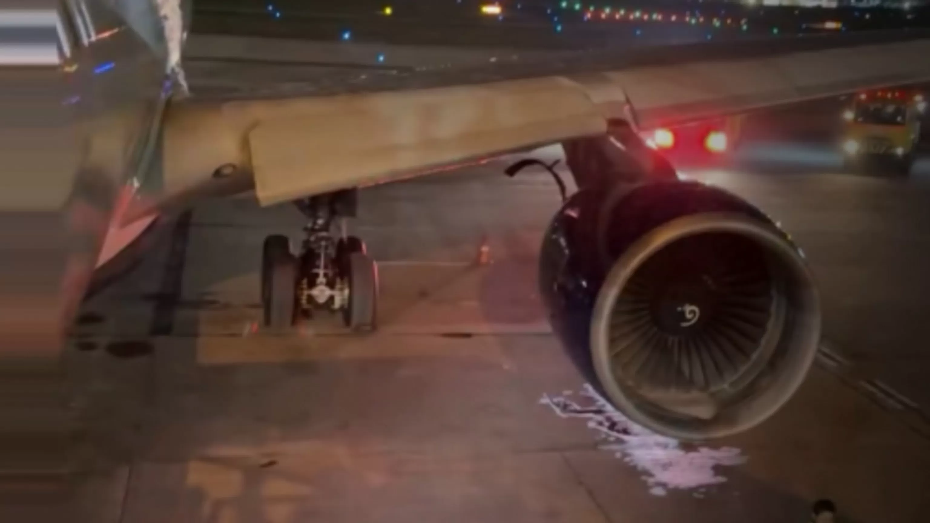 WATCH: Delta flight makes emergency landing after engine fire