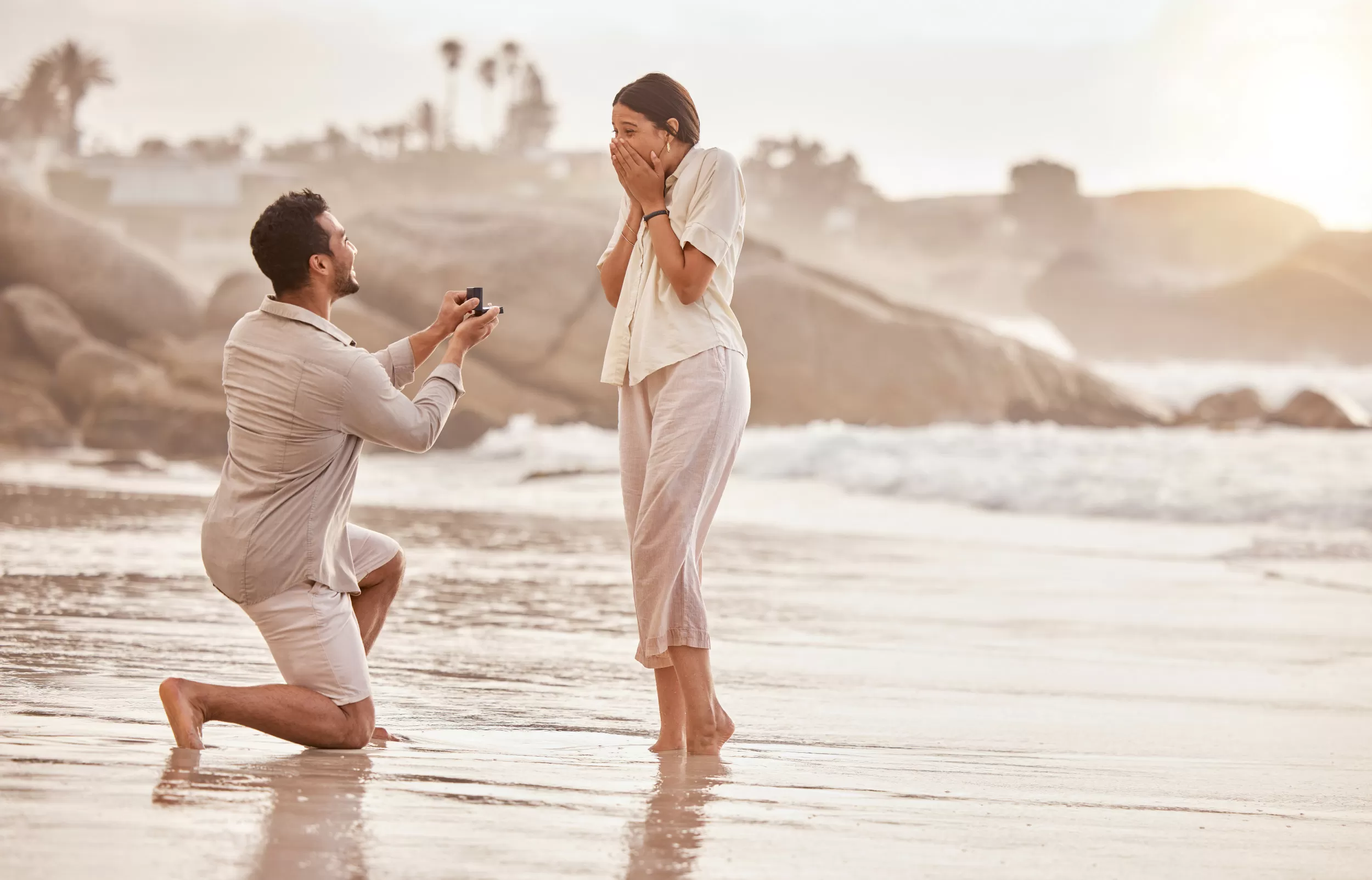 Woman Gets Beach Proposal—Can’t Believe Her Reaction: ‘Is This a Joke?’