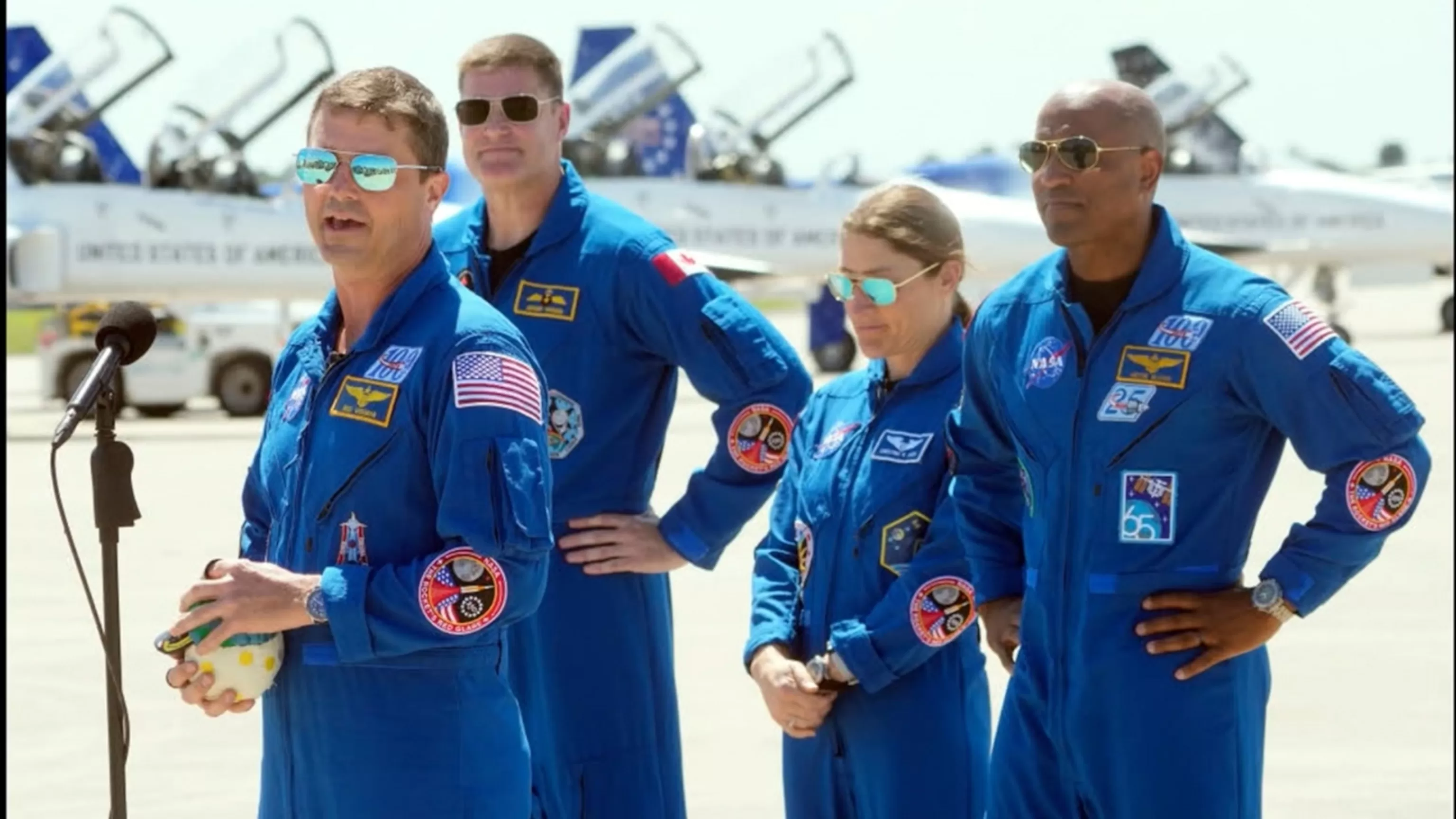 WATCH: Artemis II crew on historic moon mission