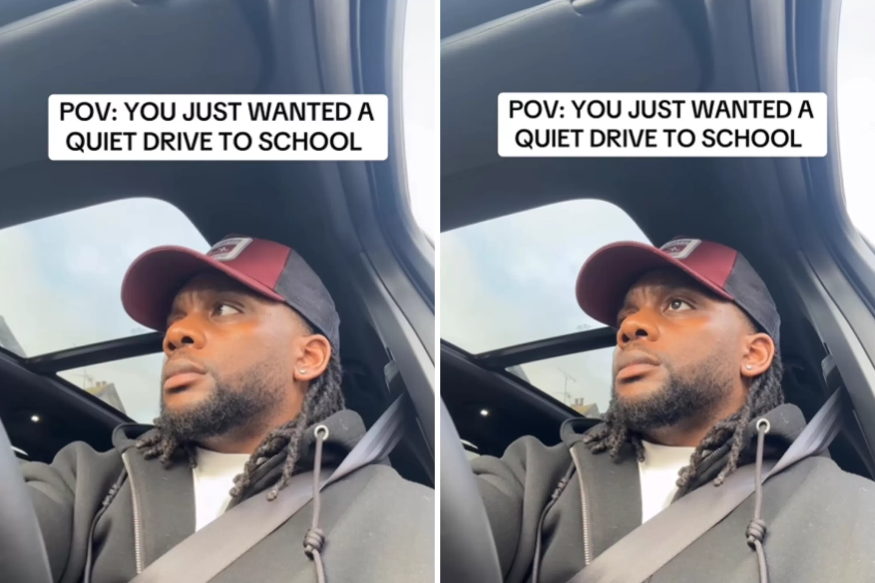Dad Just Wanted a 'Quiet Drive to School,' Then the Kids' Questions Start
