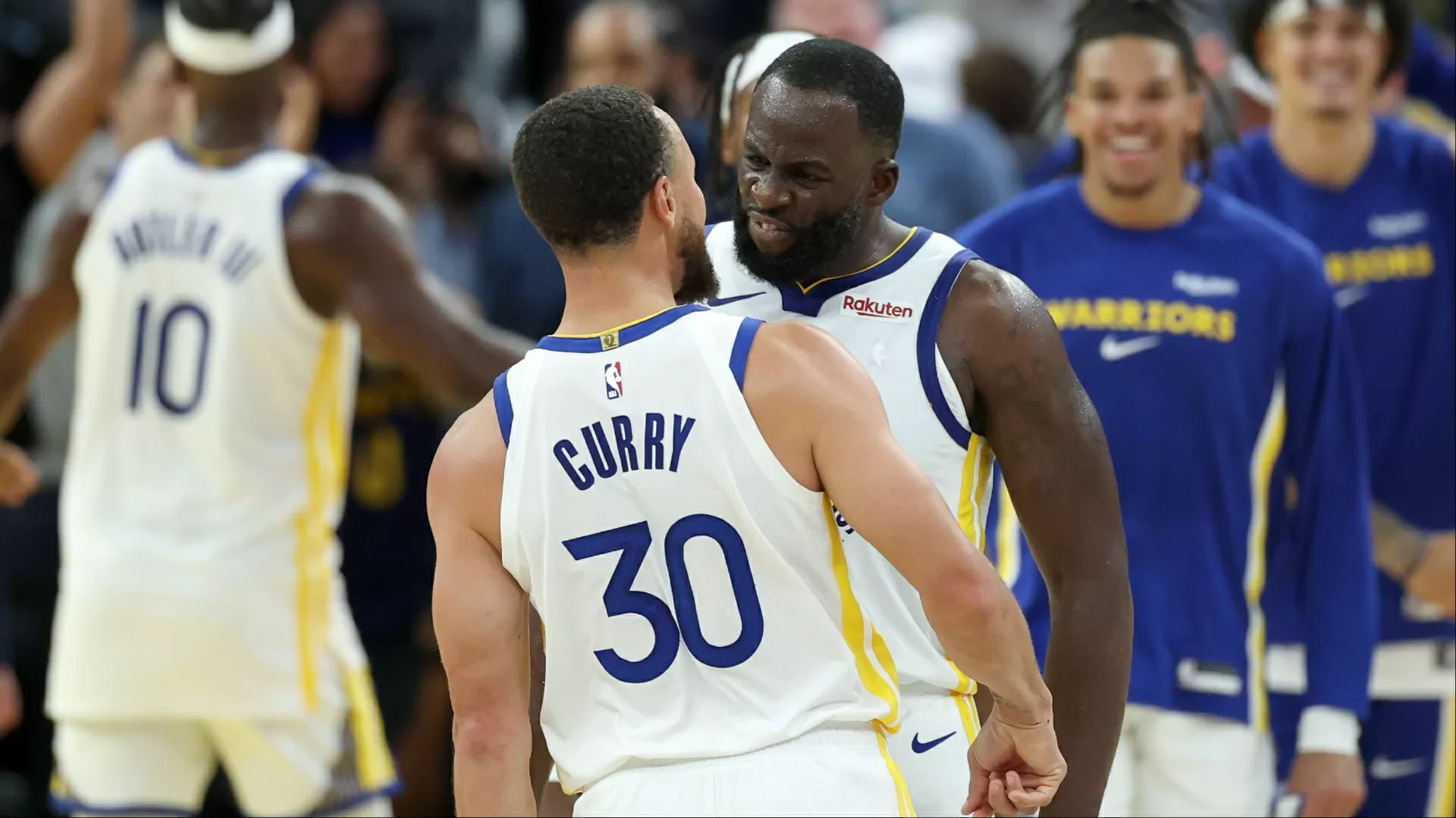 Draymond Green Finally Reacts To Steph Curry Staring Him Down