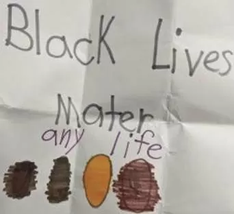 First Amendment May Protect First-Grader's Giving Black Classmate "Black Lives Mater Any Life" Drawing