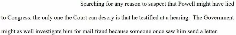 From Chief Judge Boasberg's Opinion Quashing Grand Jury Subpoena Related to Fed Chair Jerome Powell