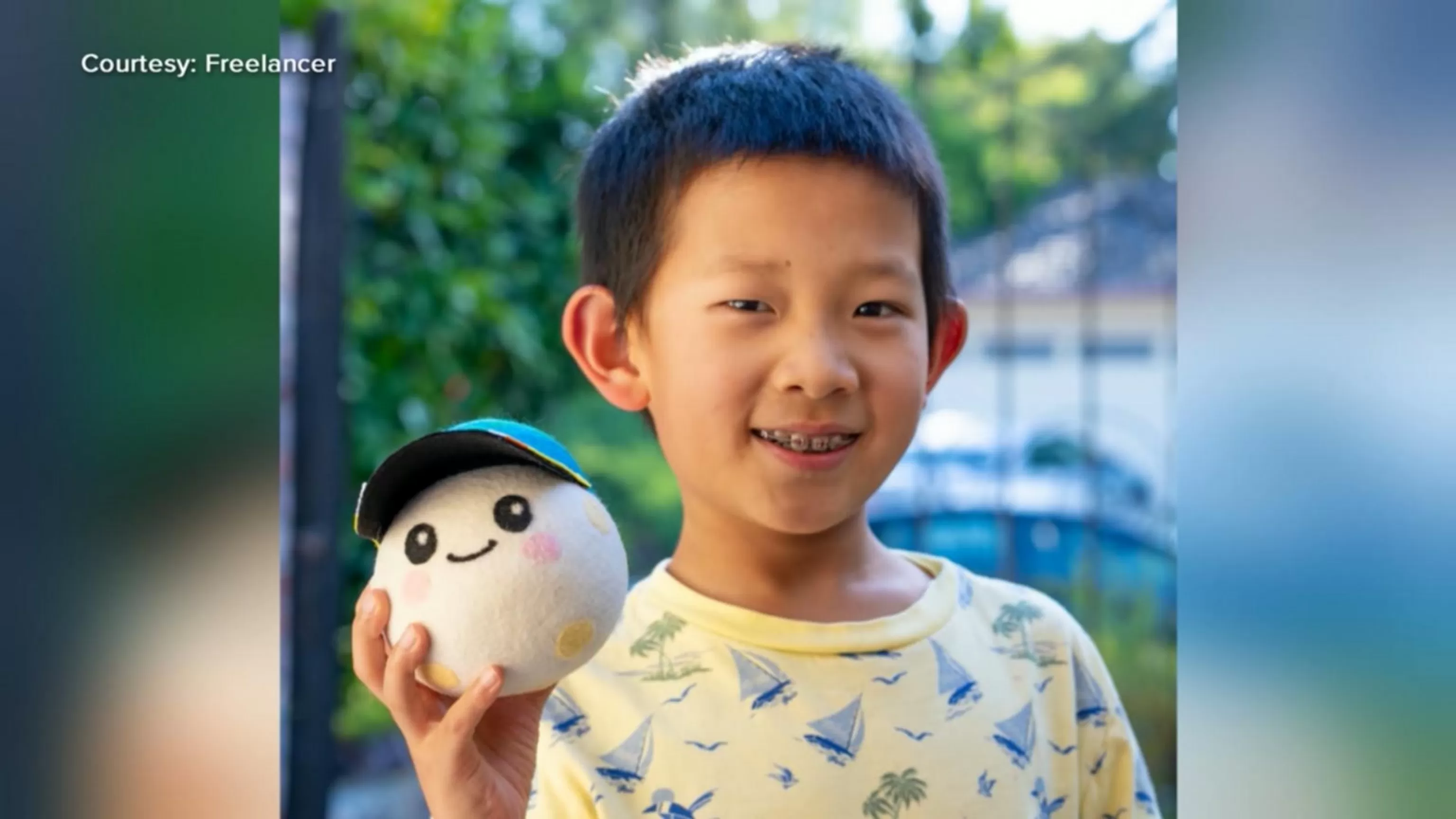 WATCH:  Meet the 8-year-old who designed official moon mascot