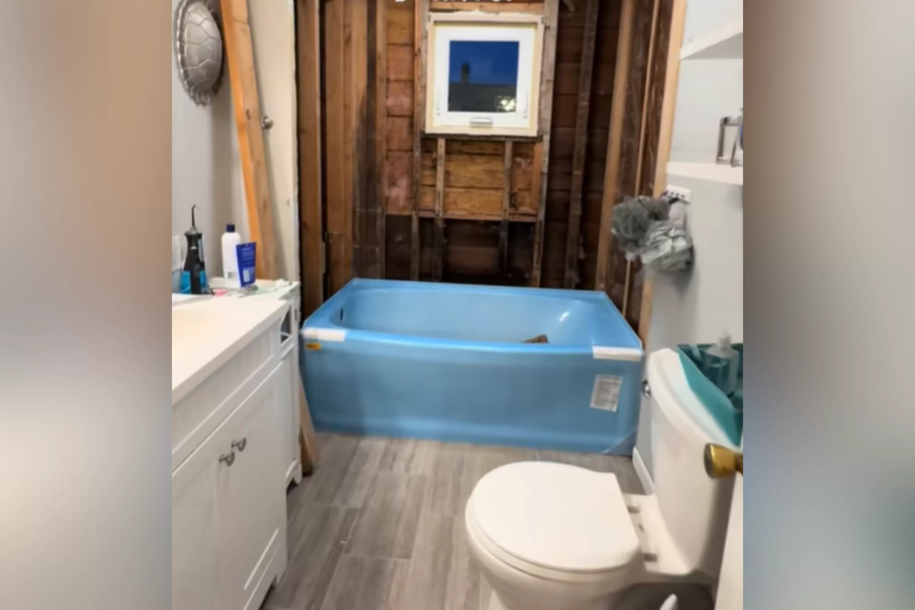 Family Renovate Bathroom, Shock As They Find Staircase Hidden Behind Wall