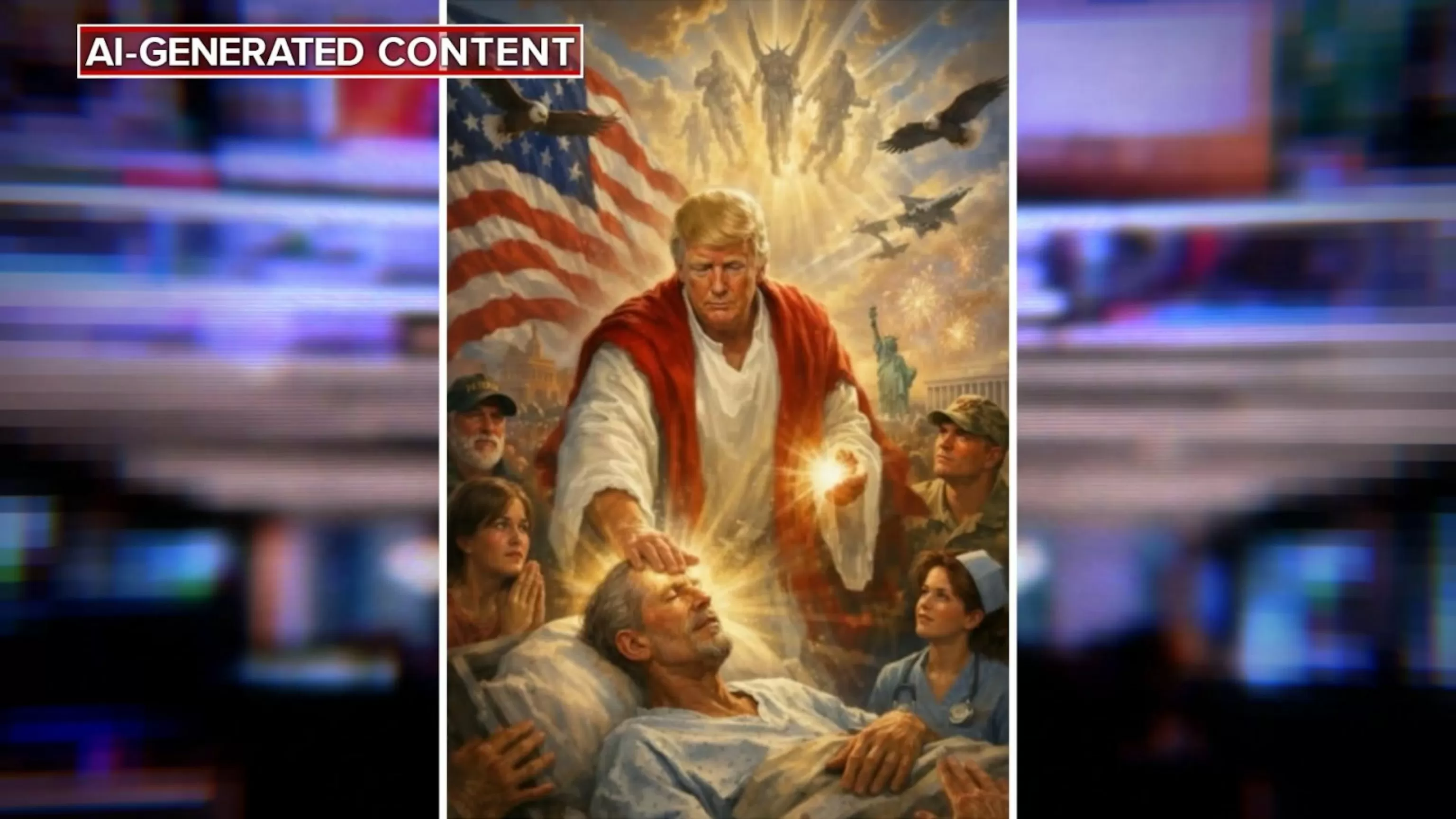 WATCH: The top internet searches surrounding Trump's now deleted AI post