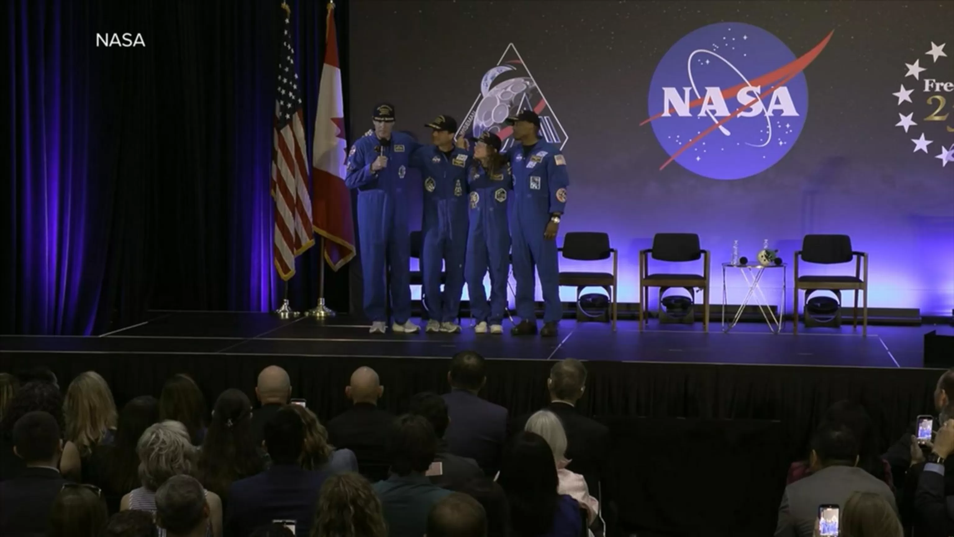 WATCH: Artemis II crew arrives back to Houston after the dramatic Pacific splashdown