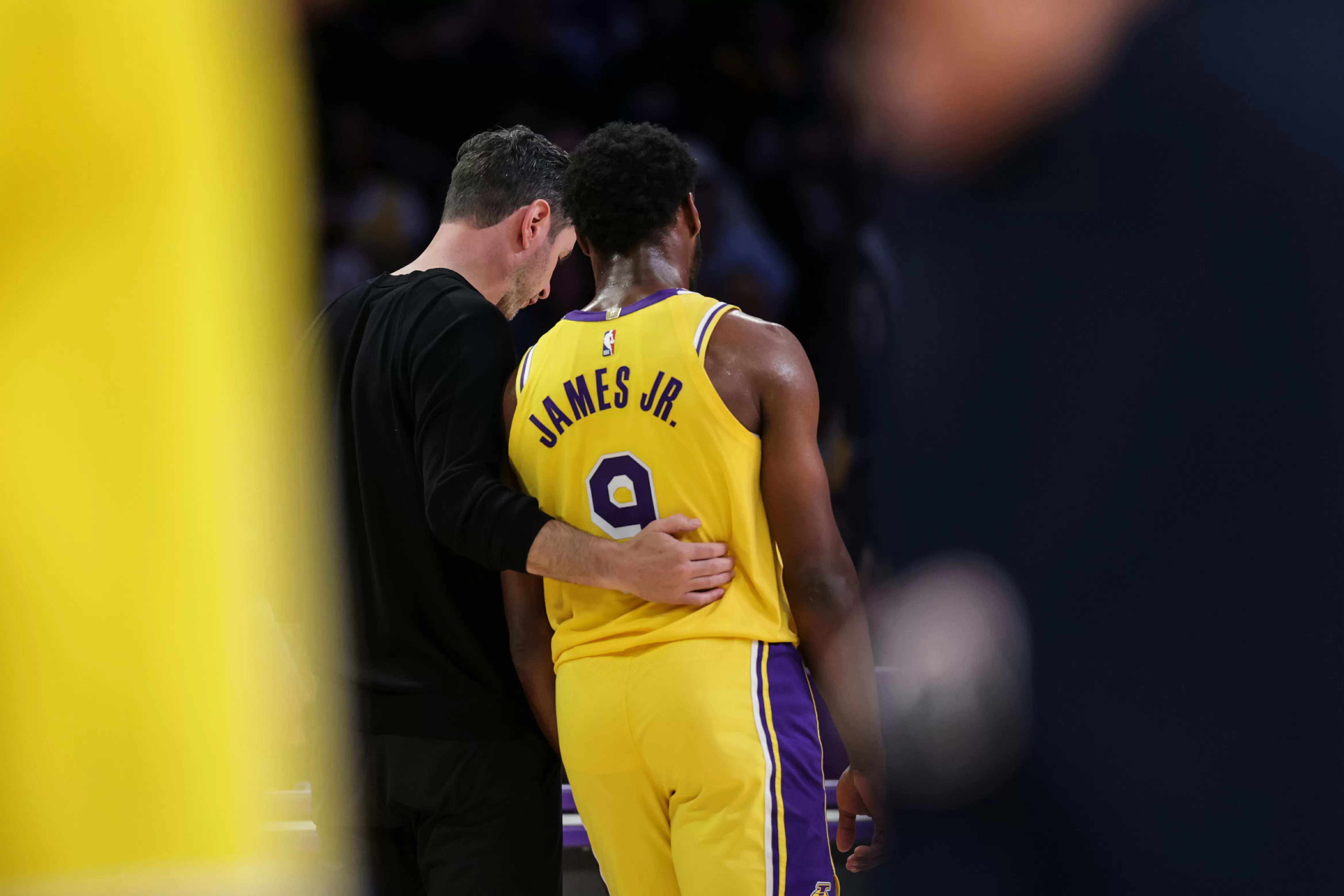 NBA World Reacts To Bronny James’ Performance In Lakers-Mavs Game