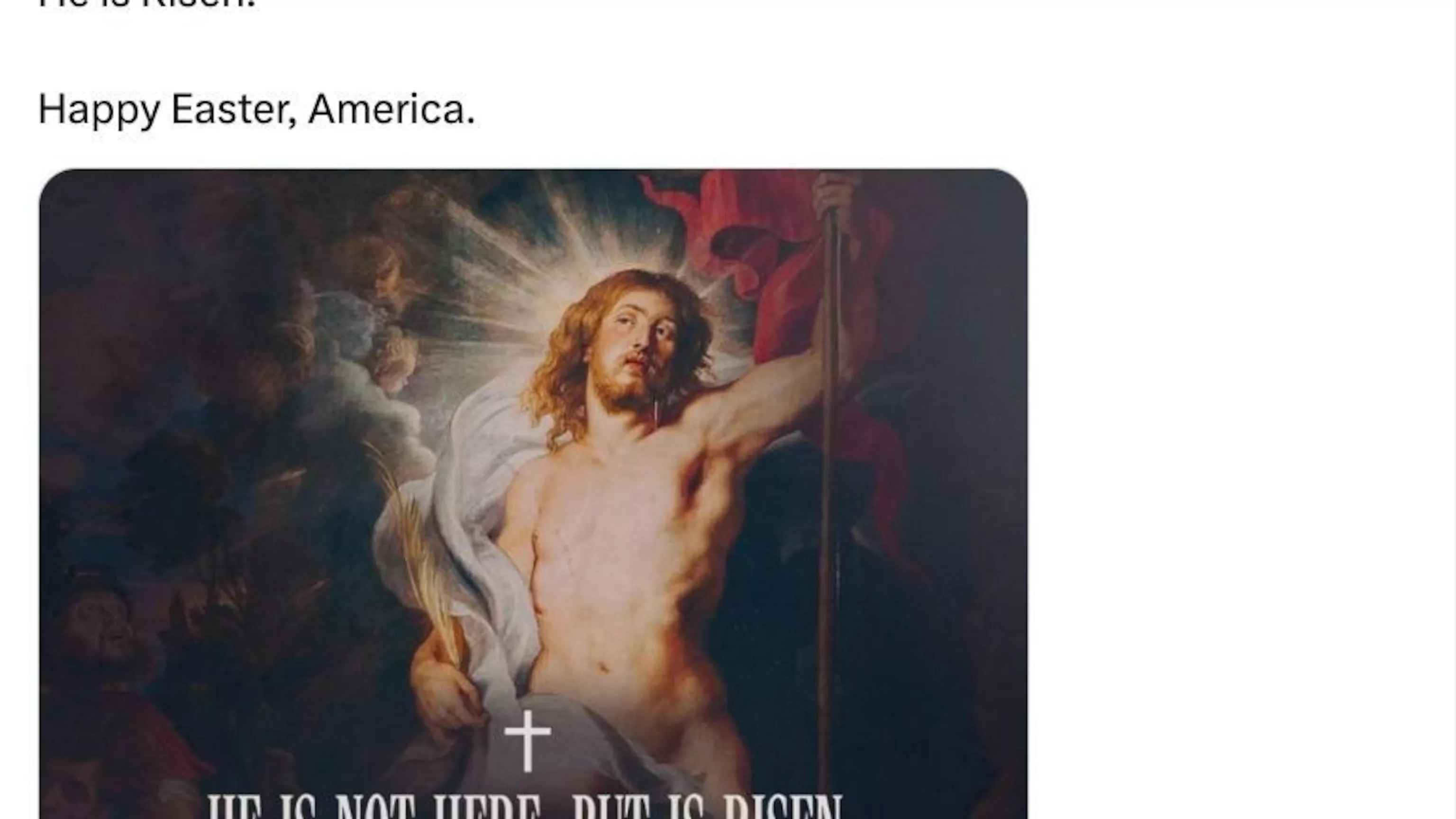 Trump administration agencies post Easter messages celebrating Christ’s resurrection